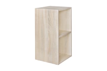 Langriville Bokhylla i Ek - Beige - Förvaring - Hylla - Bokhylla