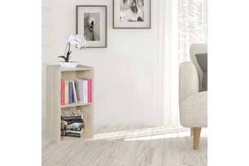Langriville Bokhylla i Ek - Beige - Förvaring - Hylla - Bokhylla