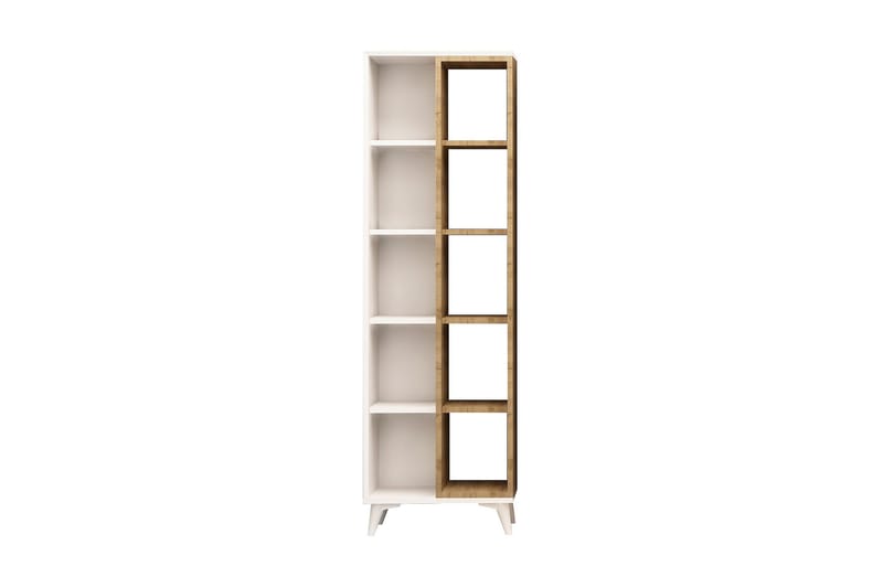 Mod Bokhylla 50 cm i Ek, Vit