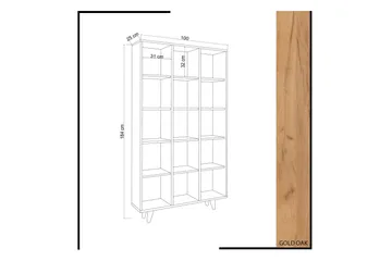 Mod Design Bokhylla - Ek - Förvaring - Hylla - Bokhylla
