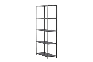 Montevideo Svart Bokhylla 70 cm i Metall - Svart - Förvaring - Hylla - Bokhylla