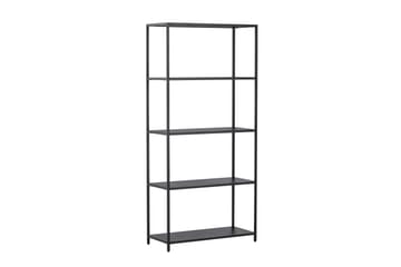 Montevideo Svart Bokhylla 70 cm i Metall - Svart - Förvaring - Hylla - Bokhylla
