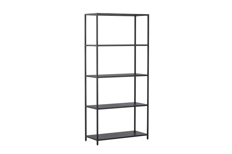 Montevideo Svart Bokhylla 70 cm i Metall - Svart - Förvaring - Hylla - Bokhylla