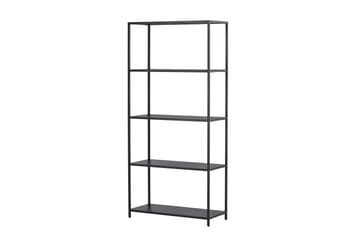 Montevideo Svart Bokhylla 70 cm i Metall - Svart - Förvaring - Hylla - Bokhylla
