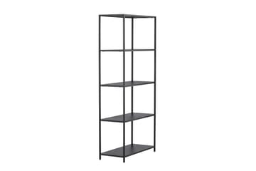Montevideo Svart Bokhylla 70 cm i Metall - Svart - Förvaring - Hylla - Bokhylla