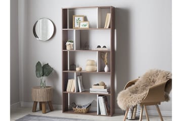 Orilla Bokhylla 83 cm i Valnöt - Brun - Förvaring - Hylla - Bokhylla