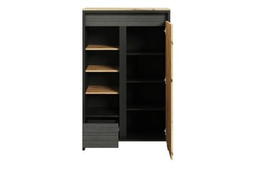 Rathmore Bokhylla 87 cm i Ek - Antracit - Förvaring - Hylla - Bokhylla
