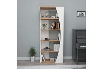 Selge Bokhylla 63,6 cm i Ek - Vit - Förvaring - Hylla - Bokhylla