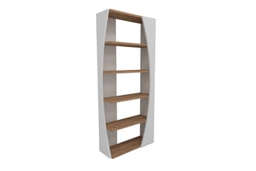 Selge Bokhylla 63,6 cm i Ek - Vit - Förvaring - Hylla - Bokhylla