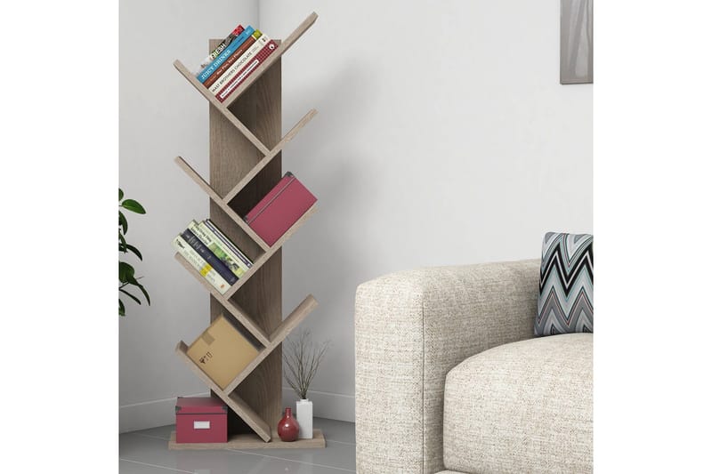 Spearin Bokhylla 22 cm i Valnöt - Beige - Förvaring - Hylla - Bokhylla