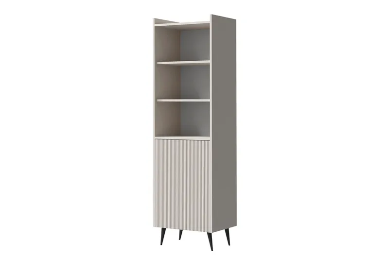 Chiku Bokhylla 52 cm - Beige - Förvaring - Hylla - Bokhylla