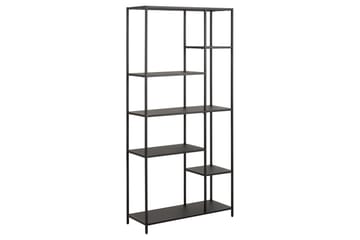 Crabtree Bokhylla 79,5 cm i Metall - Svart - Förvaring - Hylla - Bokhylla