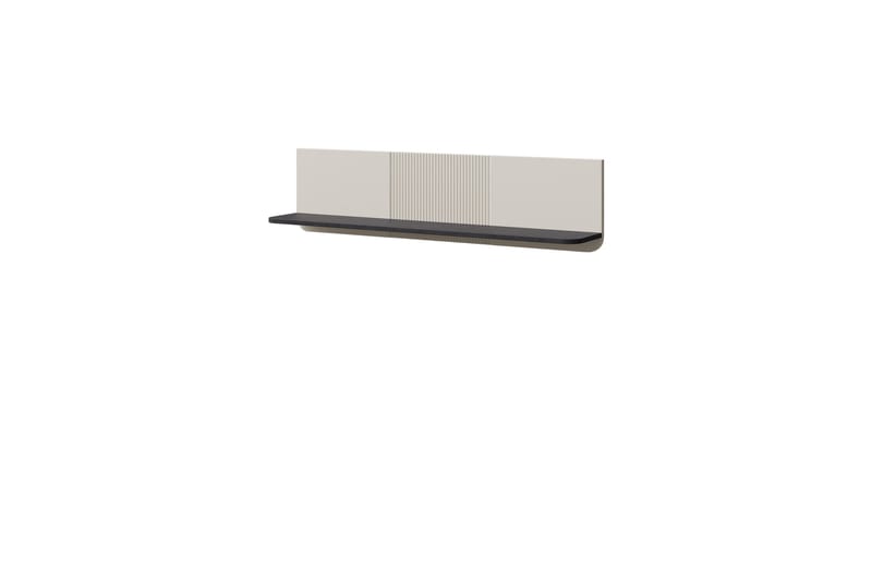 Cucina Vägghylla 120x22 cm, Beige/Grå