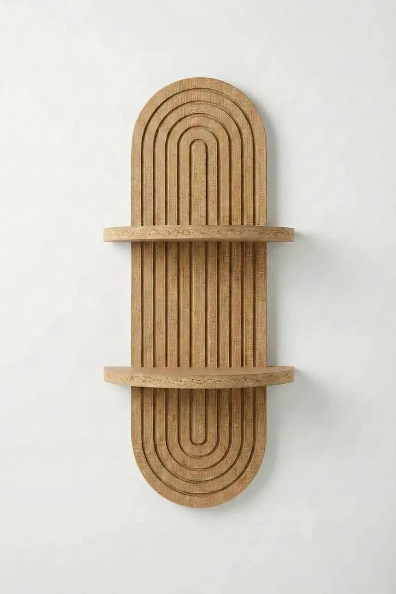 Drelor Vägghylla 20x70 cm - Brun - Förvaring - Hylla - Vägghylla