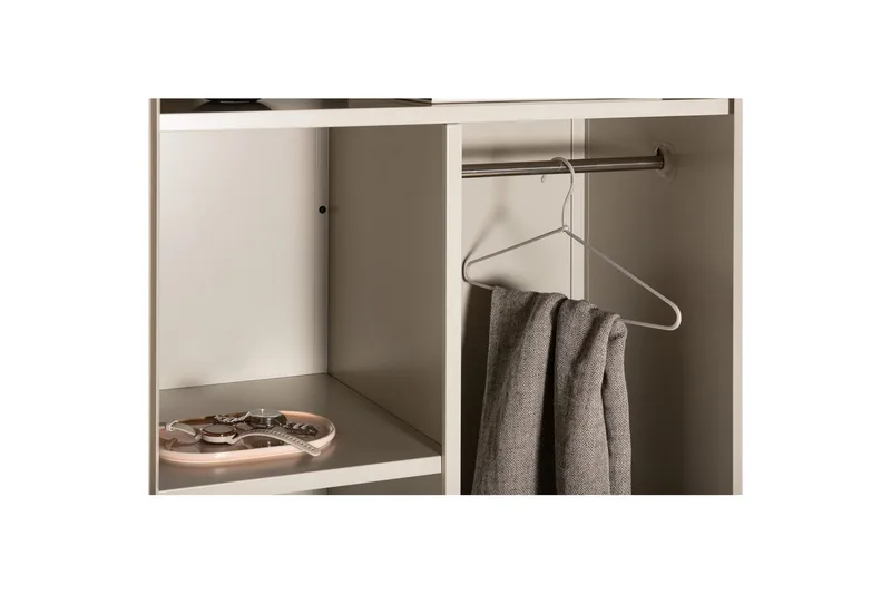 Garderob Piring - Beige - Förvaring - Klädförvaring - Garderob & garderobssystem - Klädskåp & fristående garderob