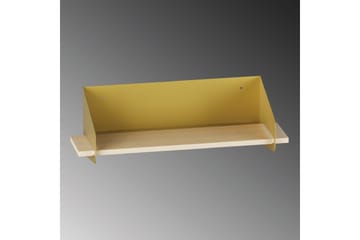 Faeryn Vägghylla 60 cm i Trä med Metallram - Guld - Förvaring - Hylla - Vägghylla
