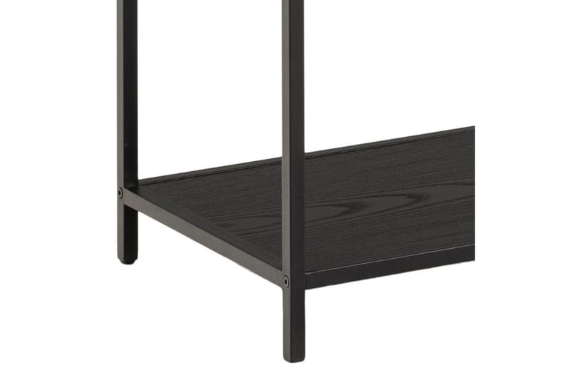 Hartsoe Bokhylla 135 cm i Metall med Träskiva - Svart - Förvaring - Hylla - Bokhylla