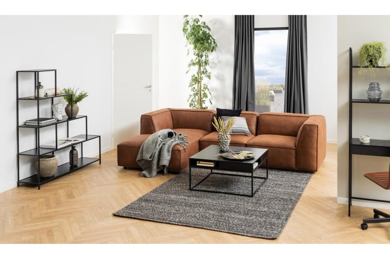 Hartsoe Bokhylla 135 cm - Svart - Förvaring - Hylla - Bokhylla