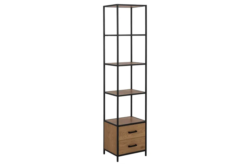 Hartsoe Bokhylla 42 cm i Ek, Brun