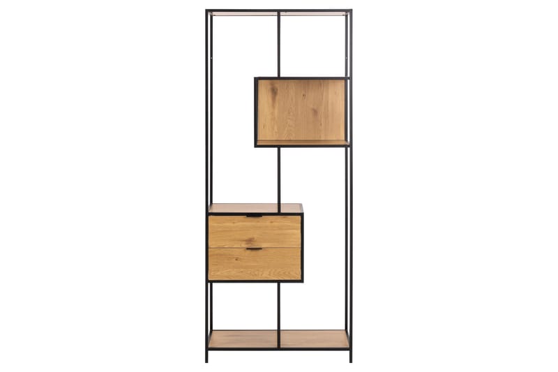 Hartsoe Bokhylla 77 cm i Ek - Brun - Förvaring - Hylla - Bokhylla
