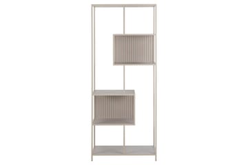 Hartsoe Bokhylla 77 cm i Metall - Sandbeige - Förvaring - Hylla - Bokhylla