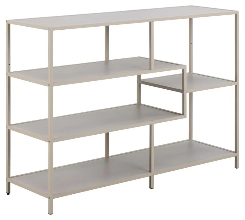 Hasslevik Bokhylla 114 cm - Grå - Förvaring - Hylla - Bokhylla