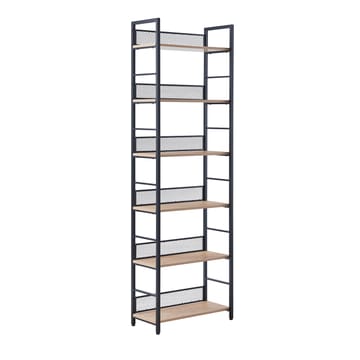 Hylla Hector ask/svart 60x28x187 cm - ask/svart - Förvaring - Hylla - Hyllplan & hyllkonsol