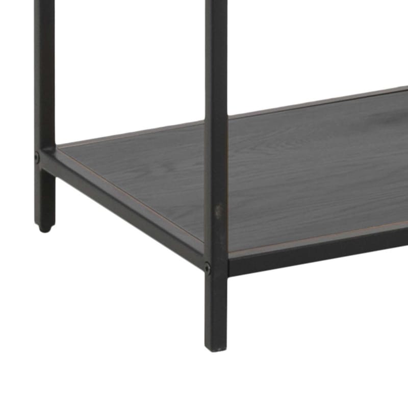 Hylla Seaford 114x35x185 cm - Svart - Förvaring - Hylla - Bokhylla