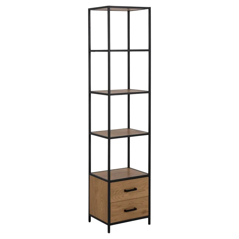 Hylla Seaford 42x35x185 cm, naturlig