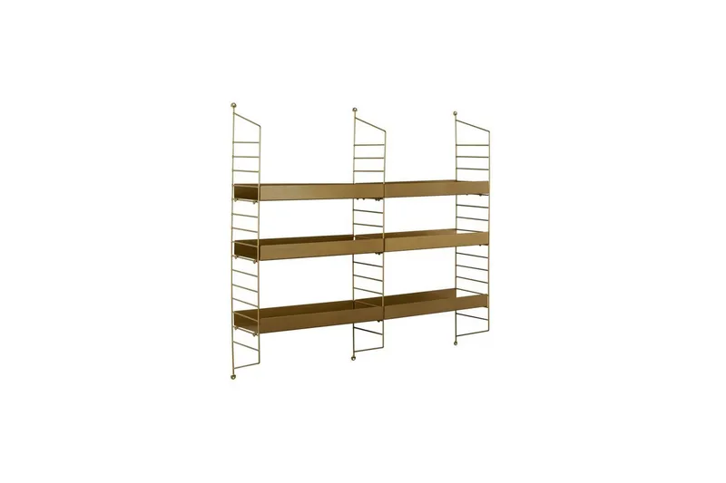 Hyllor Homitis Pira Hylla 98 cm Guld