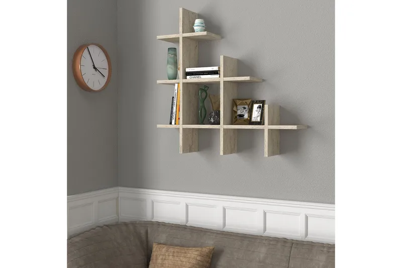 Juke Vägghylla 81,8 cm - Beige - Förvaring - Hylla