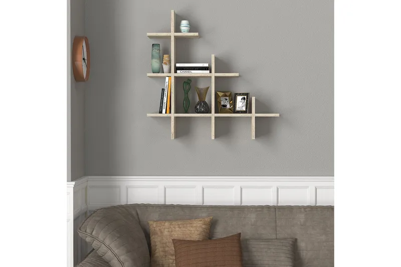 Juke Vägghylla 81,8 cm - Beige - Förvaring - Hylla