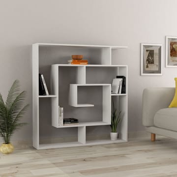 Labirent Bokhylla 125 cm - Vit - Förvaring - Hylla - Bokhylla