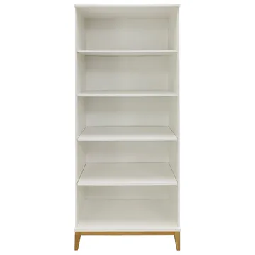 Pelle Bokhylla 80x191 cm - Vit/Wotan-ek - Förvaring - Hylla - Bokhylla