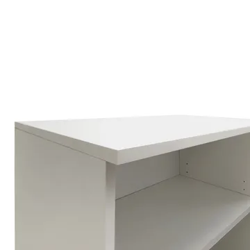 Pelle Bokhylla 80x191 cm - Vit/Wotan-ek - Förvaring - Hylla - Bokhylla