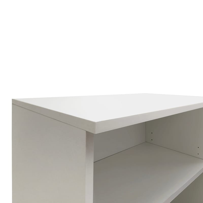 Pelle Bokhylla 80x191 cm - Vit/Wotan-ek - Förvaring - Hylla - Bokhylla