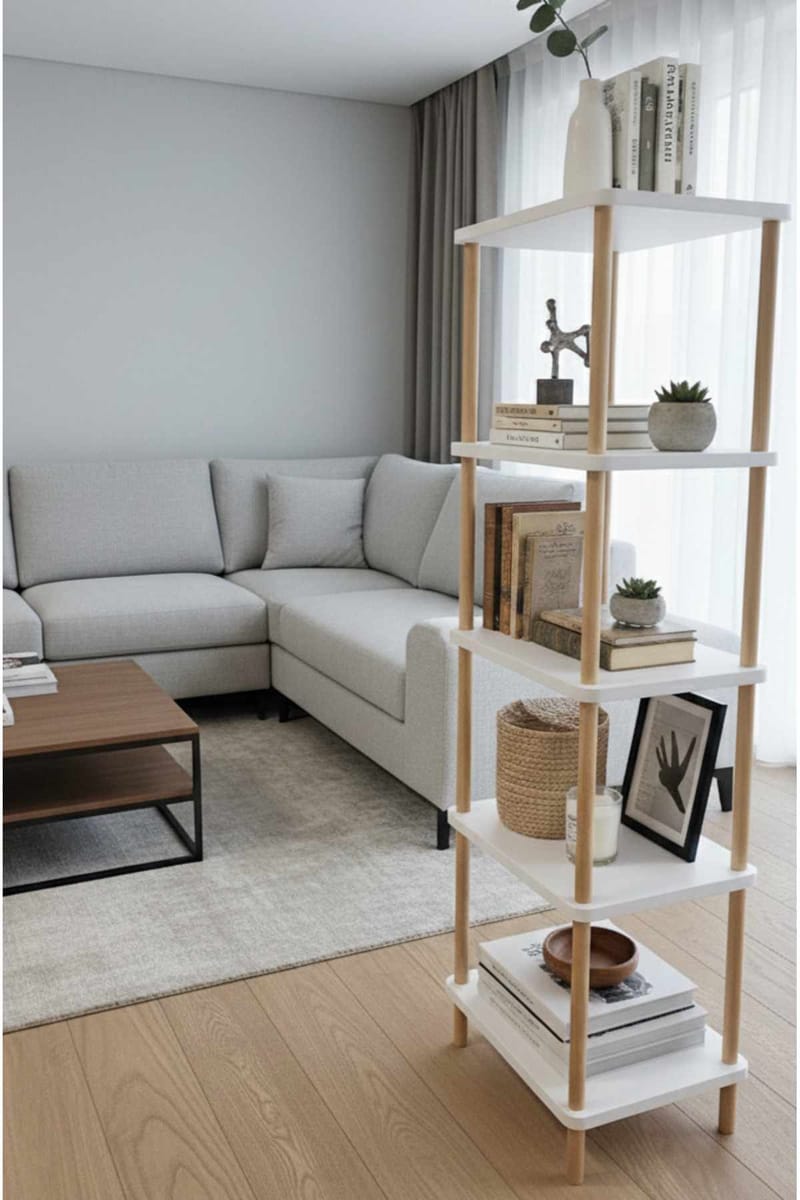 Ryrhyrdhonar Bokhylla 60x136x25 cm - Vit - Förvaring - Hylla - Bokhylla