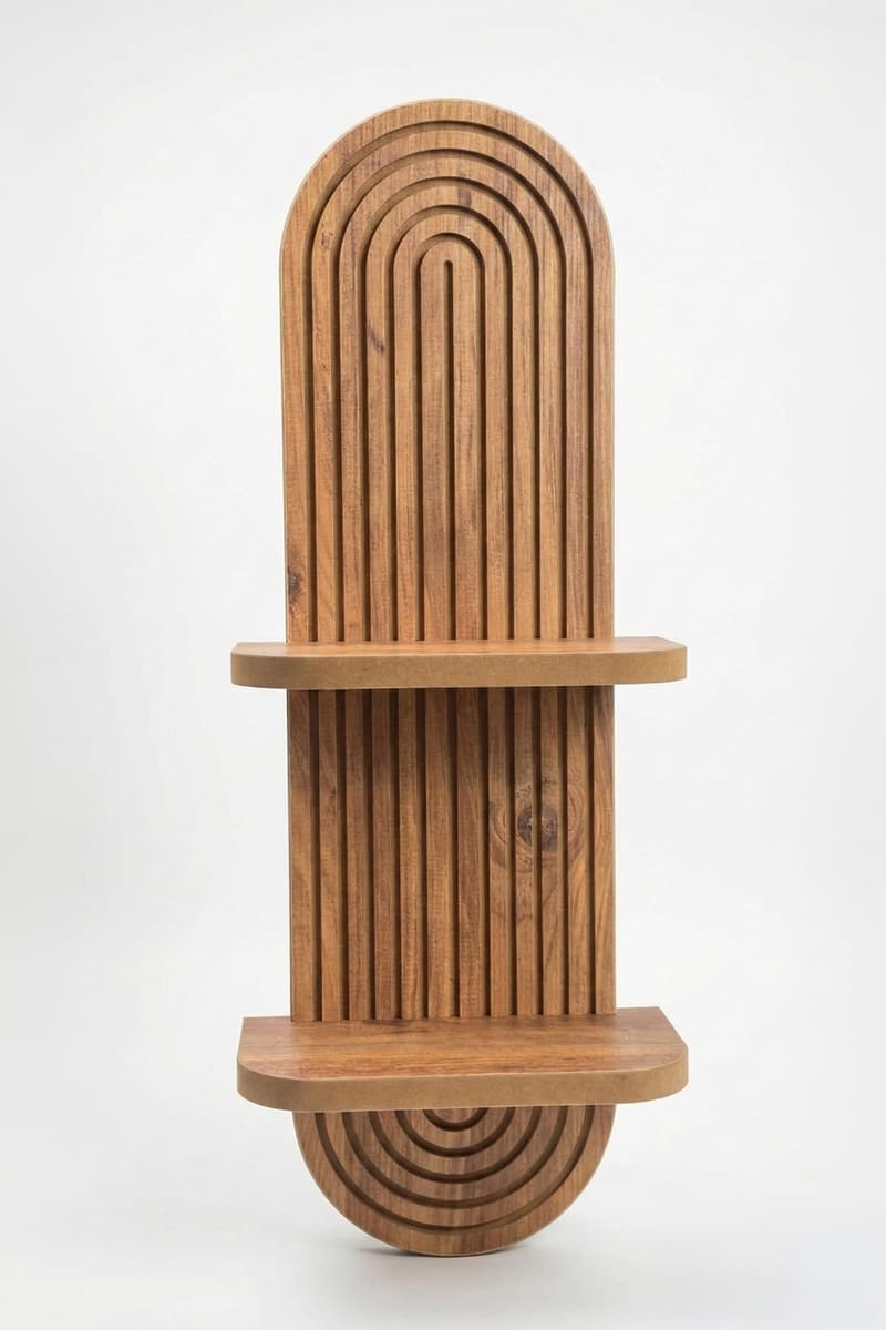Savik Vägghylla 26x35x13 cm - Ek - Förvaring - Hylla - Vägghylla