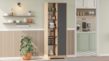 Solor Högskåp - Förvaring - Hylla - Bokhylla