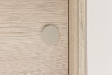 Paris Vägghylla 122x35 cm i Trä med Metallram - Vit - Förvaring - Hylla - Vägghylla