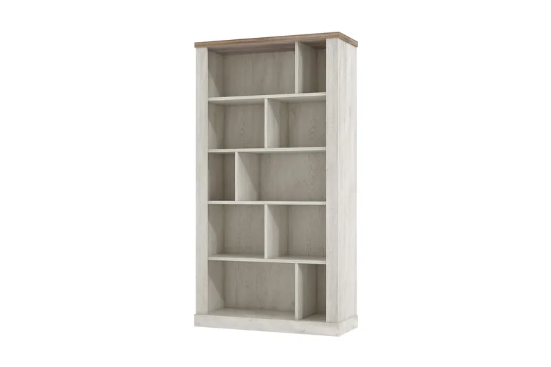 Talebi Förvaringshylla 41x114 cm, Brun/Vit