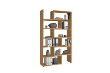 Tiffield Utdragbar Bokhylla 84,2 cm i Ek - Brun - Förvaring - Hylla - Bokhylla