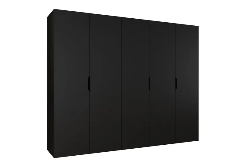 Abano Garderob 52x202 cm - Svart - Förvaring - Klädförvaring - Garderob & garderobssystem