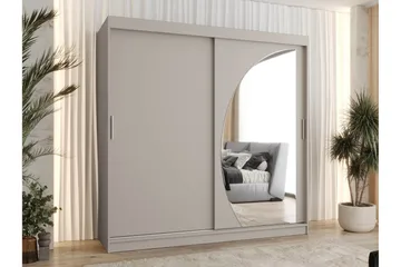 Amira Garderob m. Spegel 200x200 cm - Förvaring - Klädförvaring - Garderob & garderobssystem