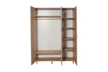 Brokind Garderob 135 cm - Brun/Orange - Förvaring - Klädförvaring - Garderob & garderobssystem