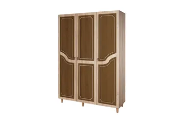 Brokind Garderob 135 cm - Brun/Orange - Förvaring - Klädförvaring - Garderob & garderobssystem