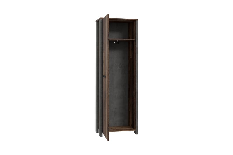 Cadle Garderob 67 cm - Brun/Grå - Förvaring - Klädförvaring - Garderob & garderobssystem
