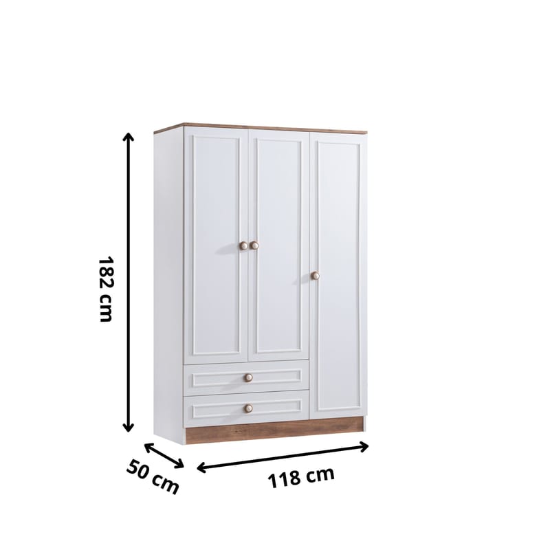 Chaing Garderob 118 cm - Förvaring - Klädförvaring - Garderob & garderobssystem - Klädskåp & fristående garderob