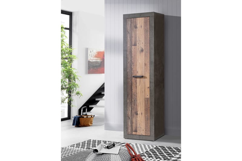 Dolnis Garderob 34x54 cm - Brun/Grå - Förvaring - Klädförvaring - Garderob & garderobssystem