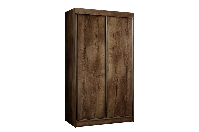 Dunkra Garderob 100x200 cm - Brun - Förvaring - Klädförvaring - Garderob & garderobssystem